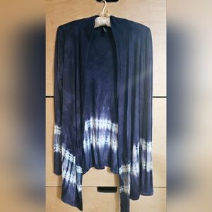 Tie dye jersey jacket